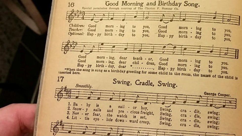 happy birthday song sheet music no film school