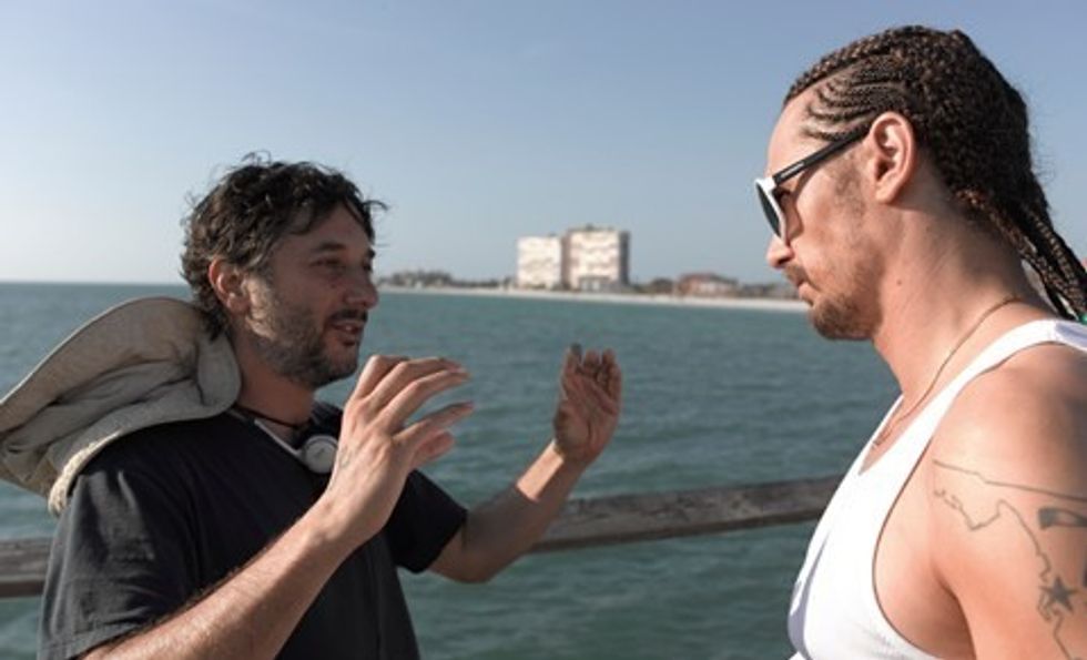 Harmony Korine with James Franco
