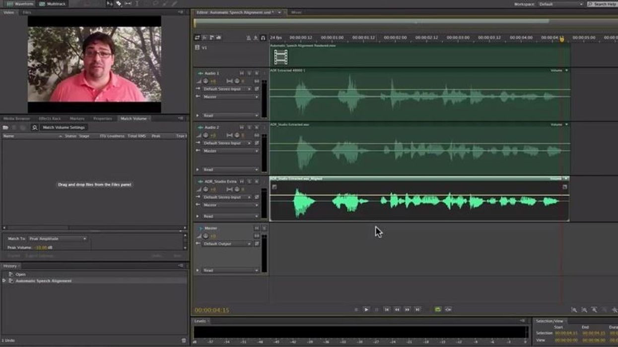 Having Problems Syncing ADR? Adobe's 'Automatic Speech Alignment' to the Rescue