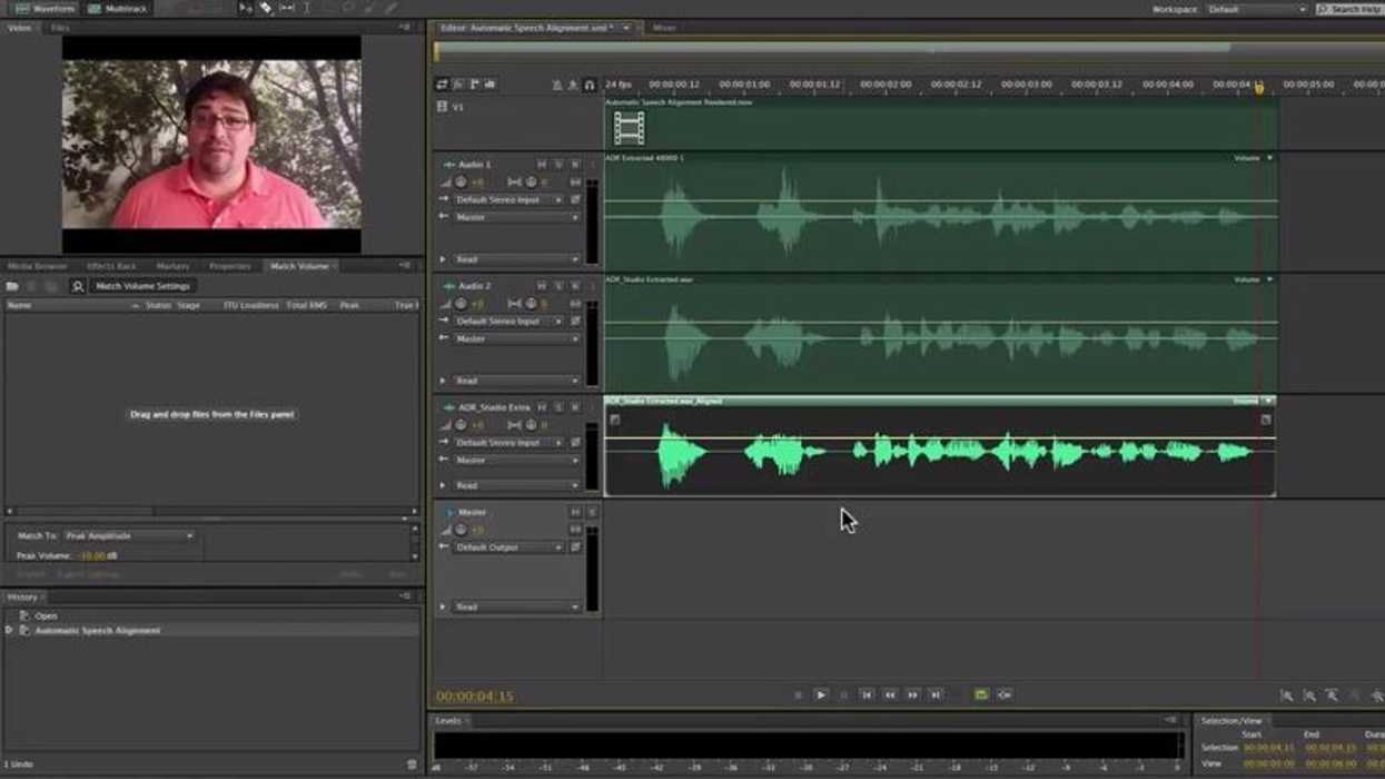 Having Problems Syncing ADR? Adobe's 'Automatic Speech Alignment' to the Rescue