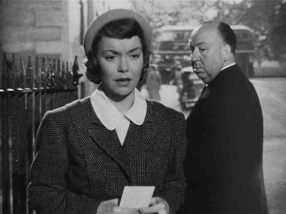 Hitchcock''s cameo in Stage Fright, 1950