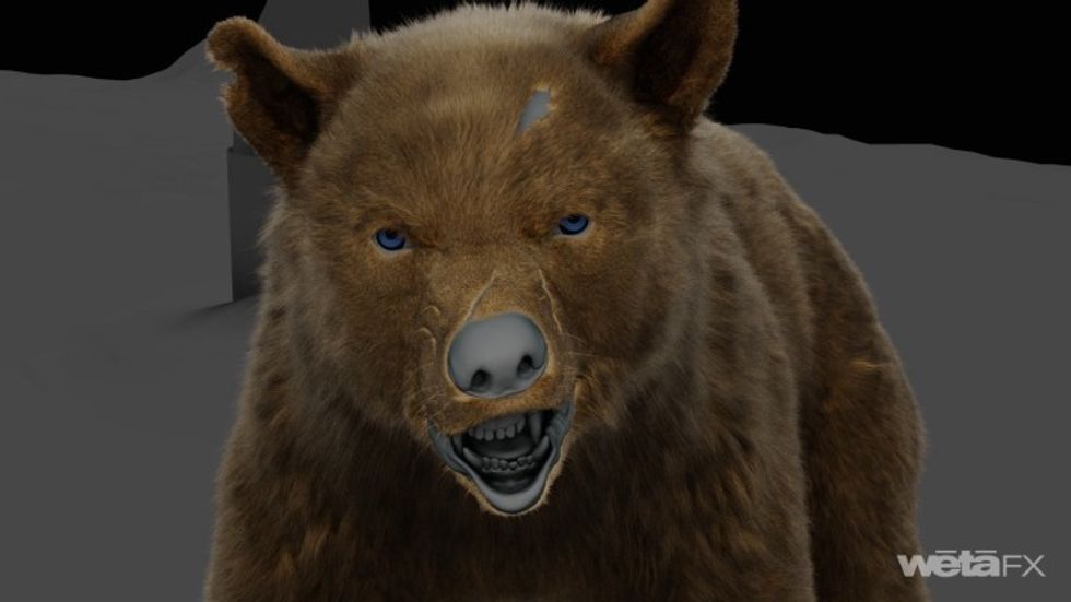 How the bear from 'Cocaine Bear' was created