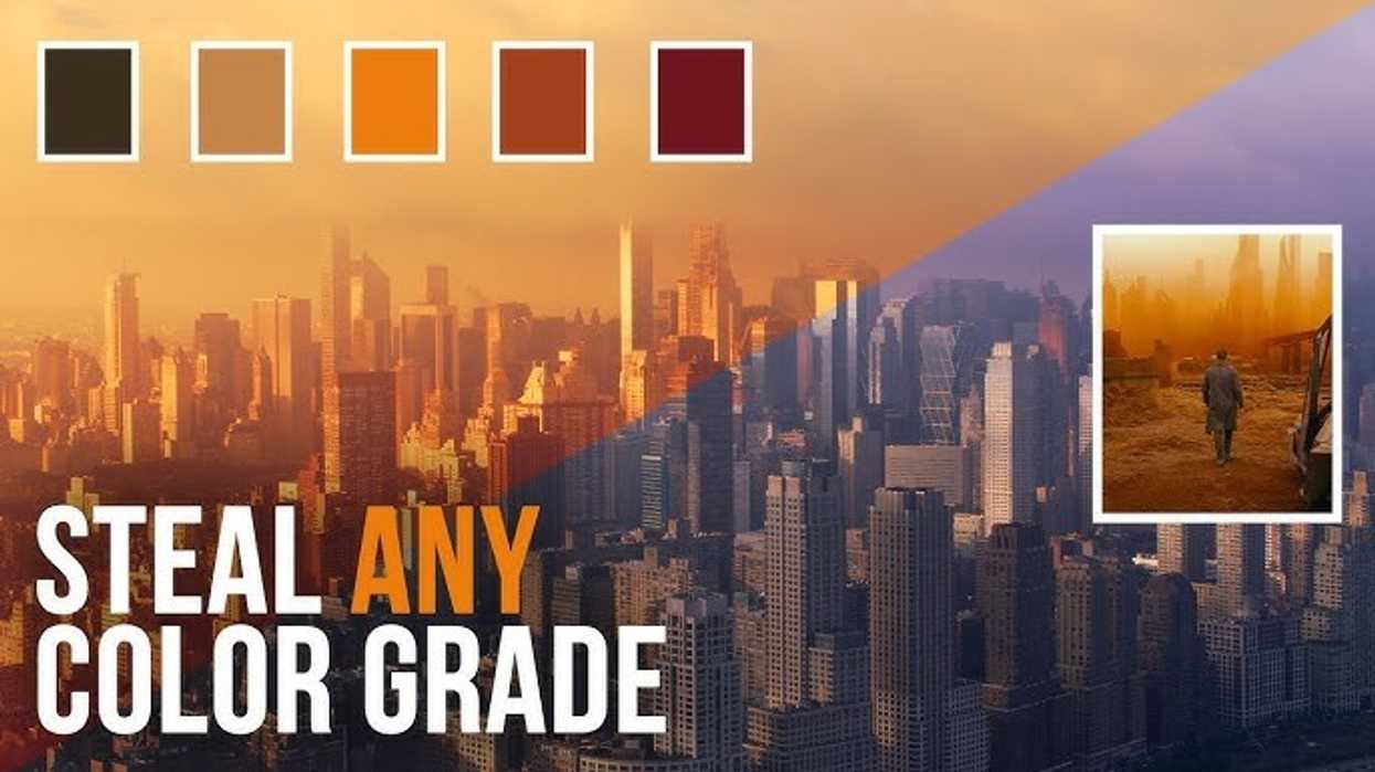 How to color grade footage with AI