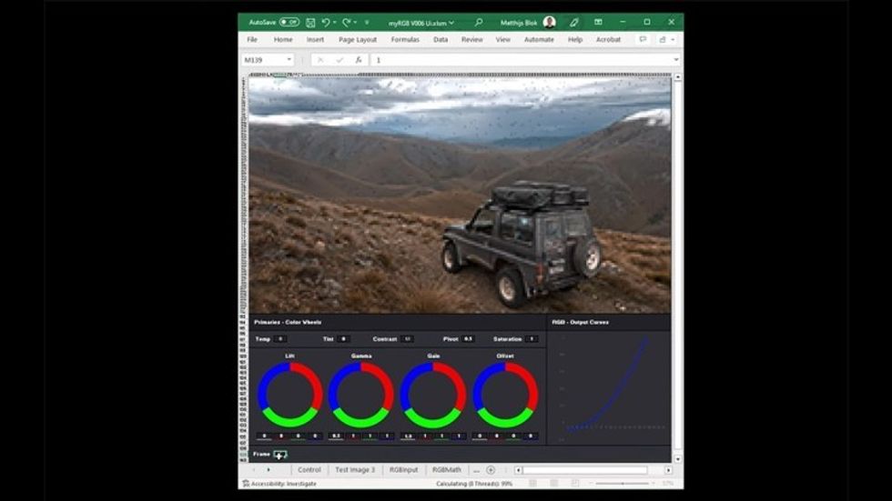 How to color grade on excel