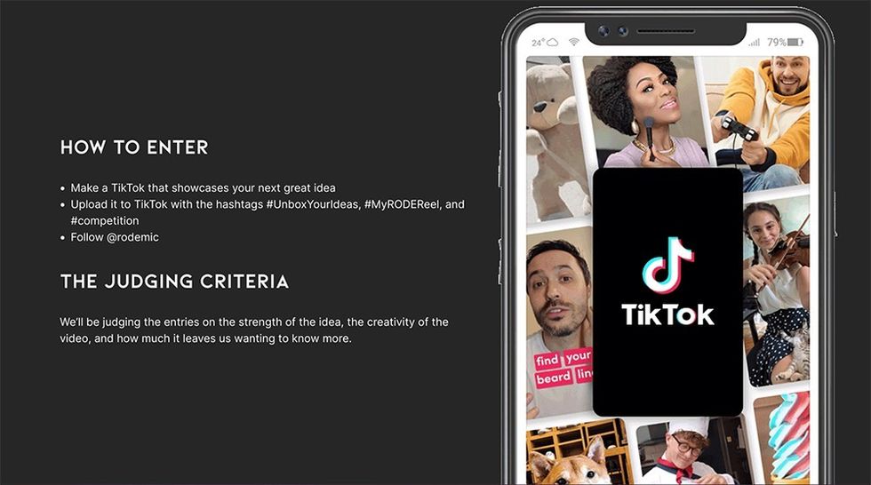 Make A Tiktok, Win $10k Cash In RØde’s ‘unbox Your Ideas’ Challenge 