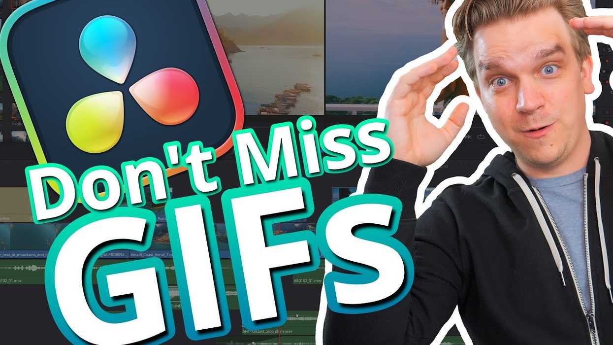 How to make GIFs in DaVinci Resolve