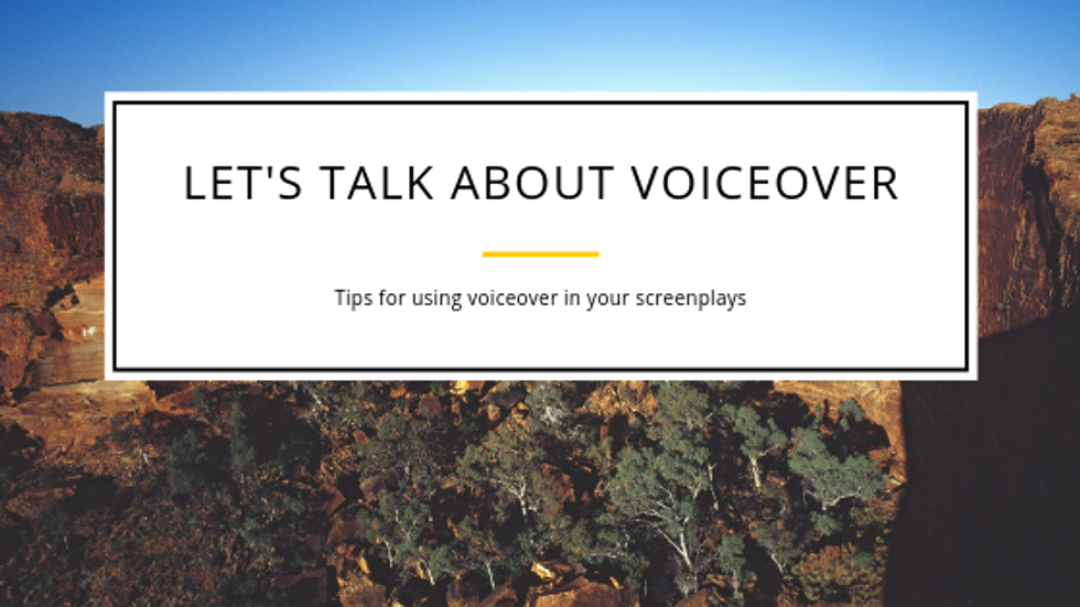 How to Use Voiceover in Film and TV