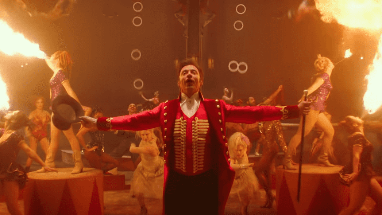 Hugh Jackman as P. T. Barnum in The Greatest Showman