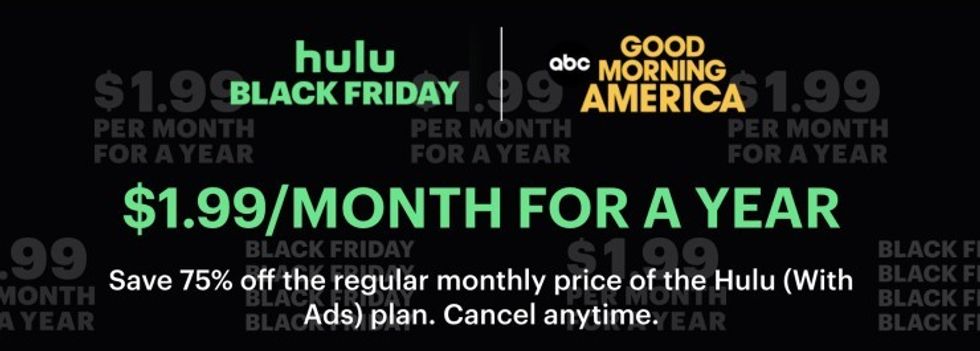 Hulu Black Friday Deal
