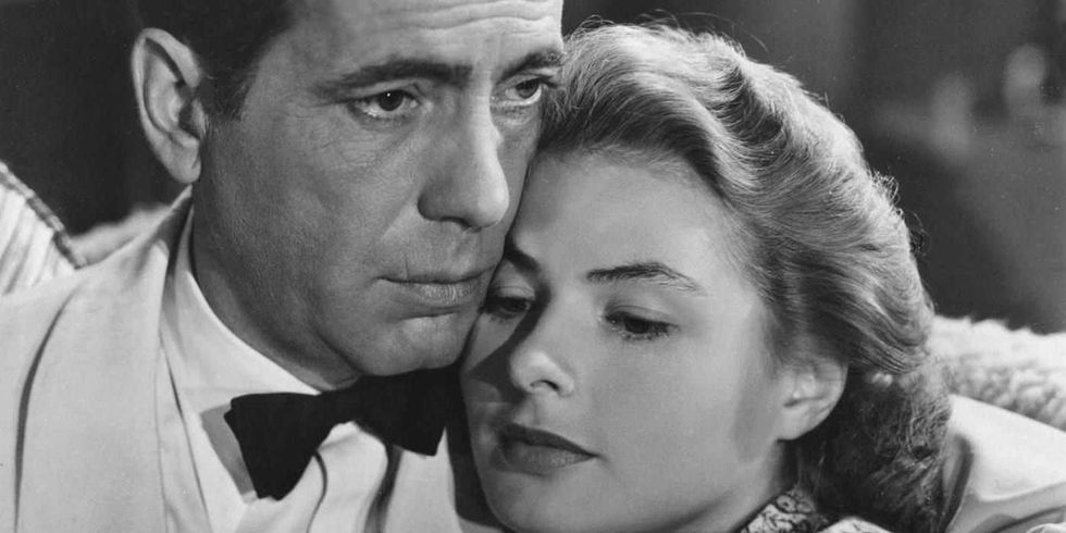 Humphrey Bogart and Ingrid Bergman