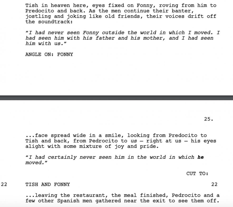 if beale street could talk screenplay