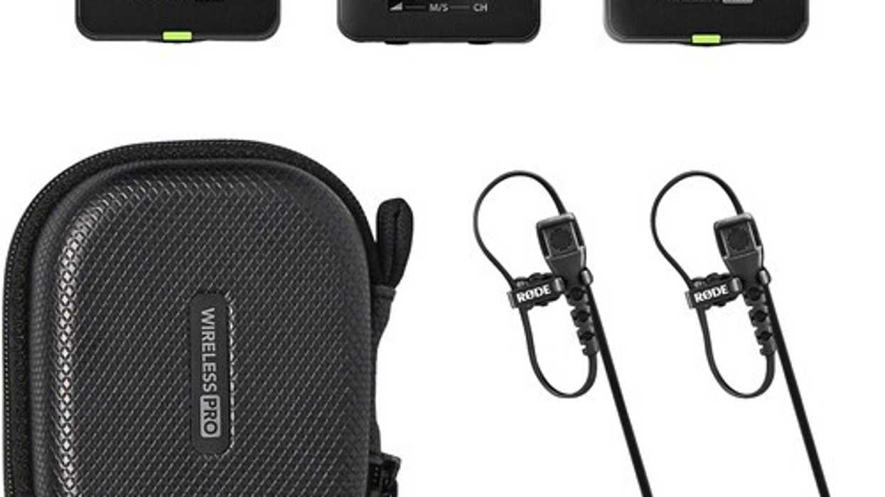 RODE Wireless PRO 2-Person Clip-On Wireless Microphone System/Recorder with Lavaliers (2.4 GHz)