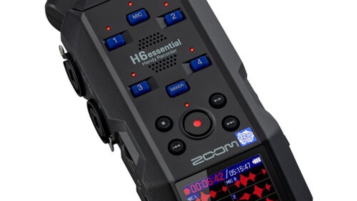 Zoom H6essential 6-Track 32-Bit Float Portable Audio Recorder