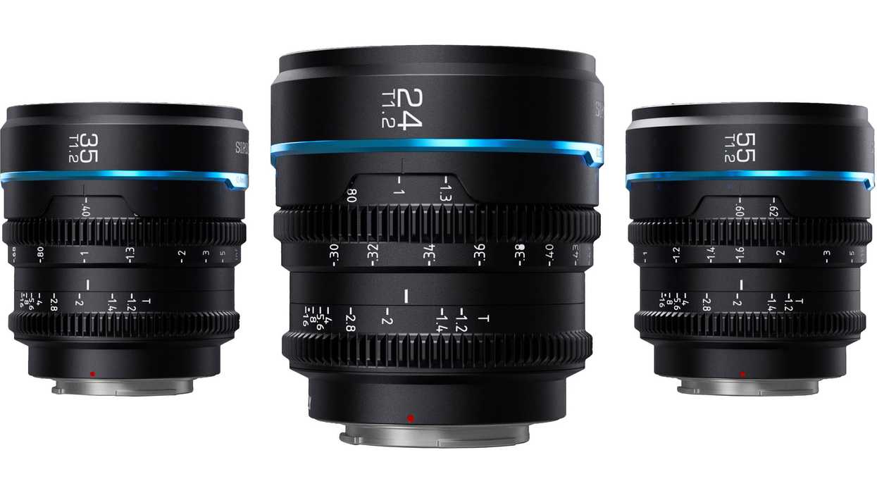Sirui Night Walker Cine 3-Lens Set (Canon RF)