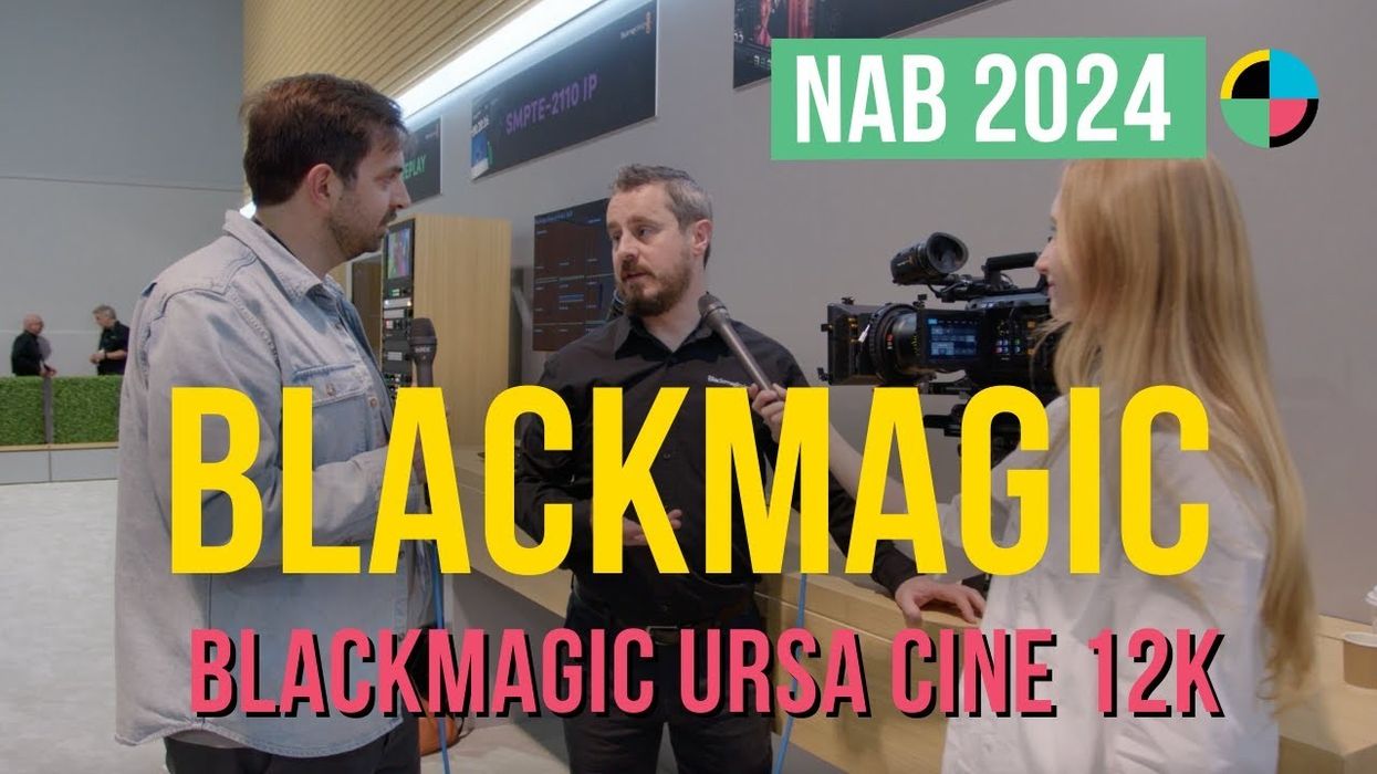A First-Hand Look at the New Blackmagic URSA Cine 12K at NAB 2024