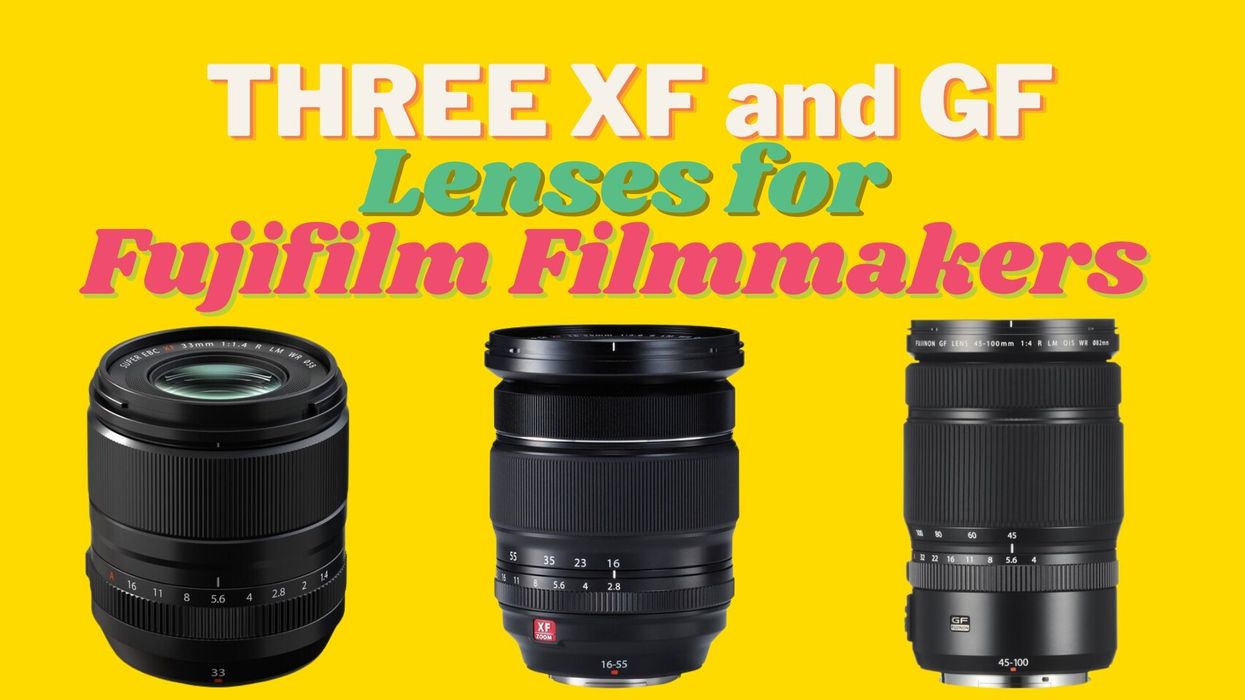 Three XF and GF Lenses for Fujifilm Filmmakers