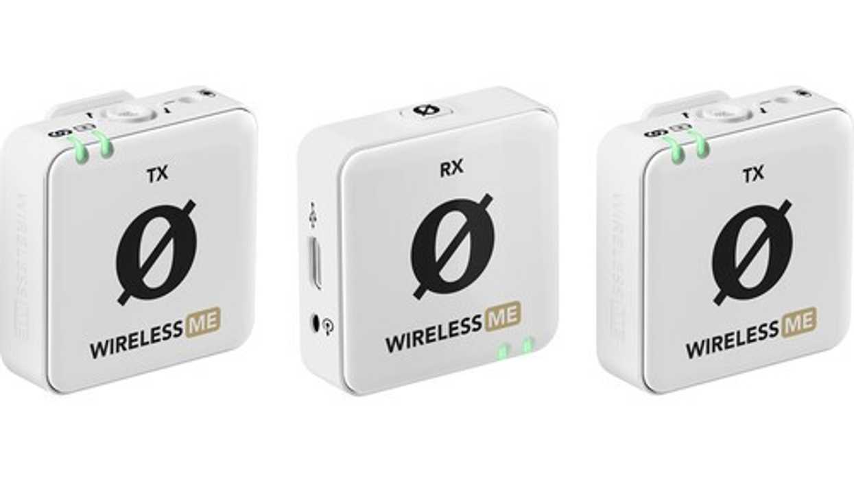 RODE Wireless ME Dual Compact Digital Wireless Microphone System (2.4 GHz, White)