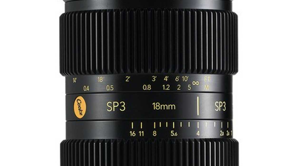 Cooke SP3 18mm T2.4 Full-Frame Prime Lens