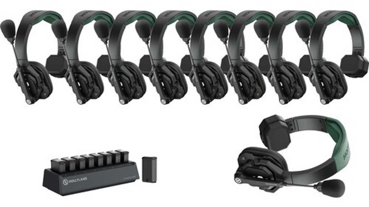 Hollyland Solidcom SE Pro 9S 9-Person Full-Duplex Single-Ear Headset Intercom System