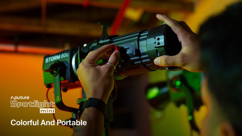 The Aputure STORM 80c Gets Long-Awaited Spotlight Mini Accessory | No ...