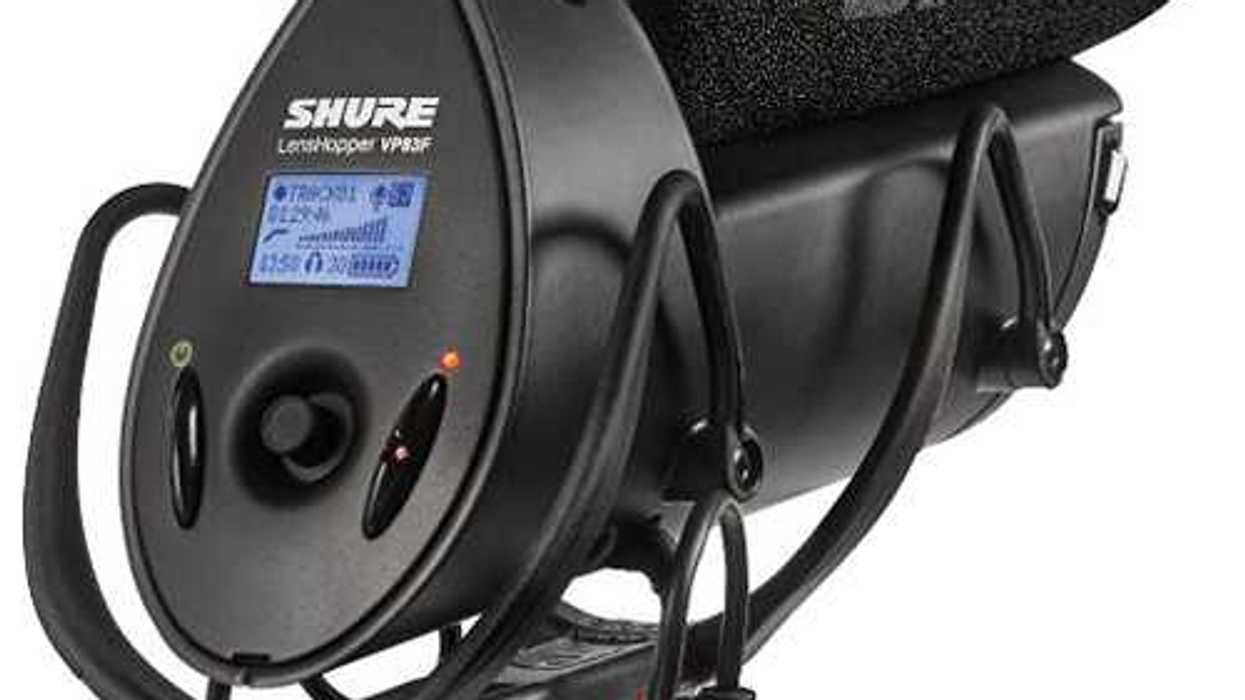 Shure VP83F LensHopper Shotgun Microphone with Integrated Audio Recorder