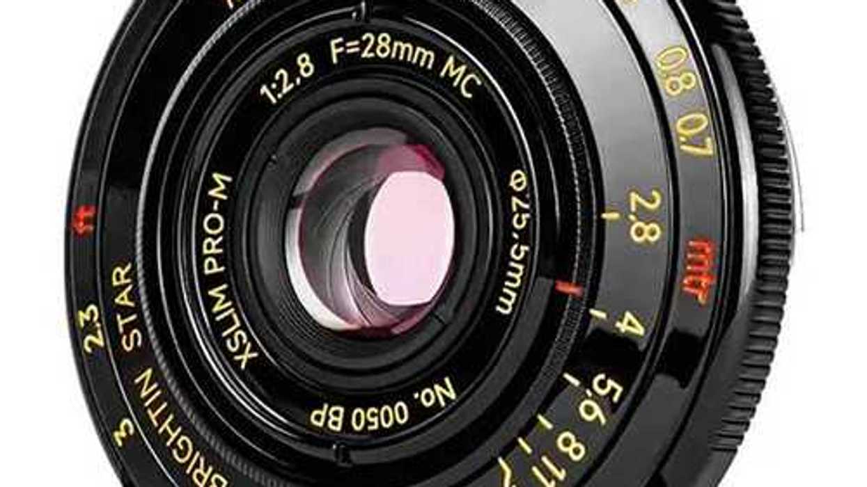 Brightin Star 28mm f/2.8 Pancake Lens (Leica M-Mount, Black)