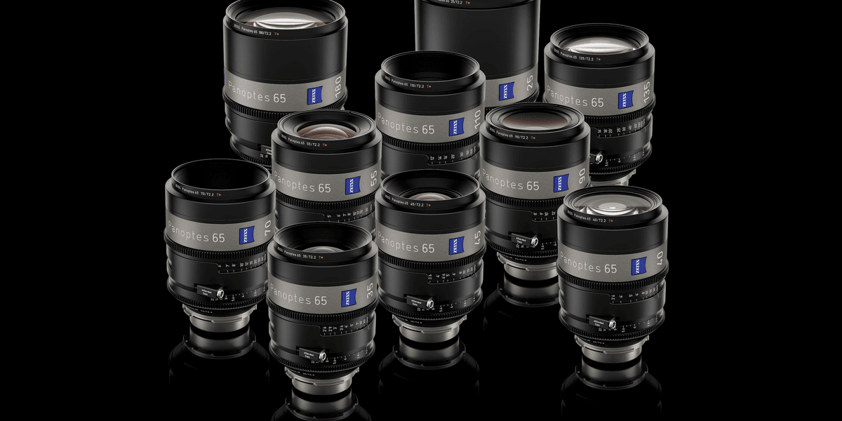 ZEISS adds ten Panopte 65 primes for large-format cinema
