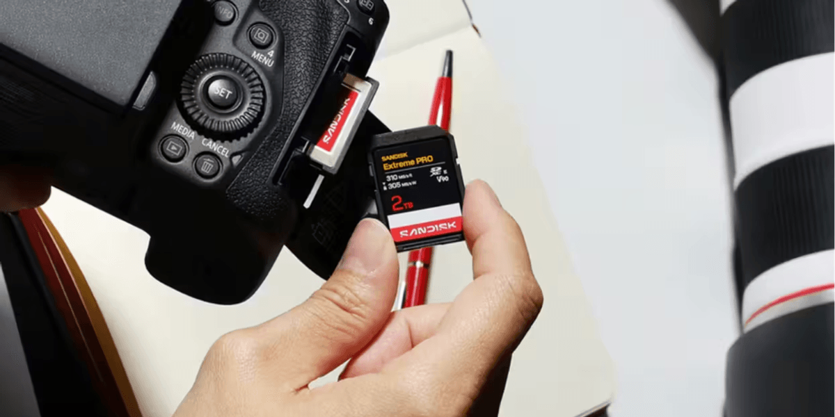 SanDisk выпустила новые карты памяти Extreme PRO UHS-II V60 и V90 емкостью до 2 ТБ