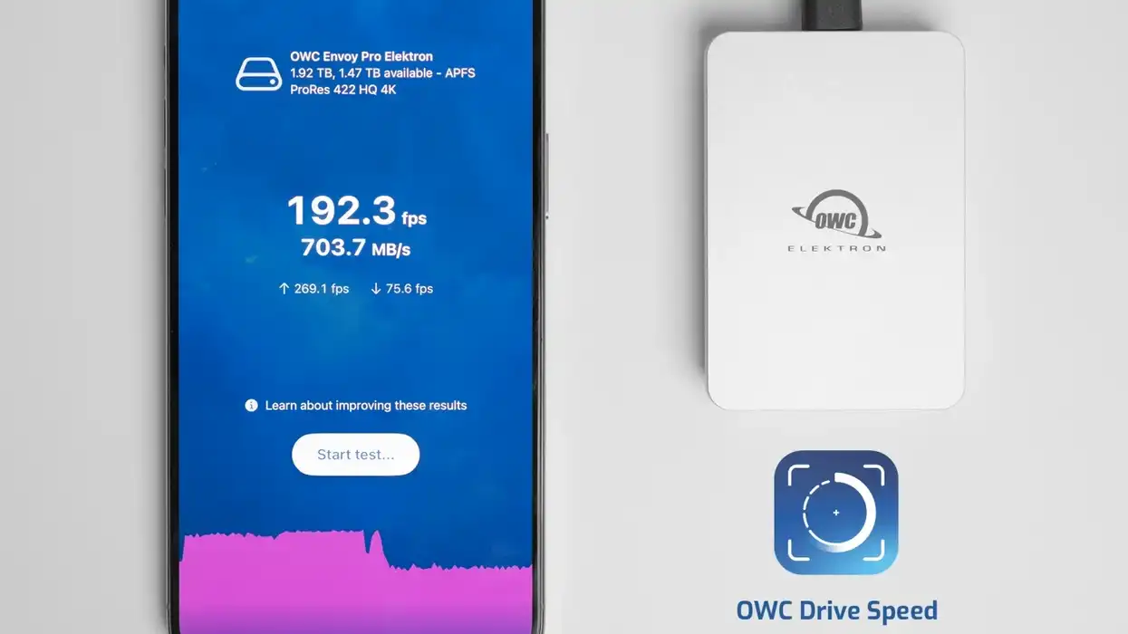 You Can Now Test External Drive Speeds with an iPhone App
