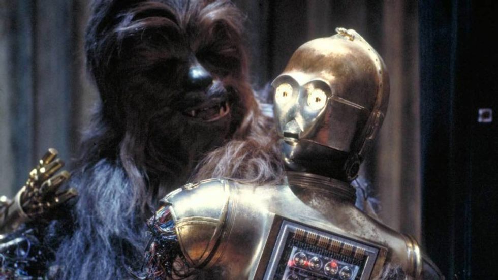 Improvised moments in 'The Empire Strikes Back'