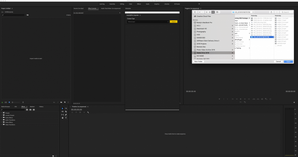 Insta360 Extension for Adobe Premiere