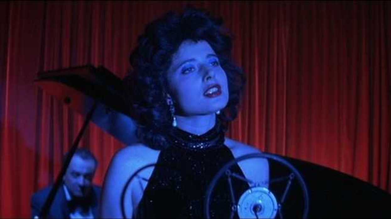 Isabella Rossellini in a still from Blue Velvet (1986)