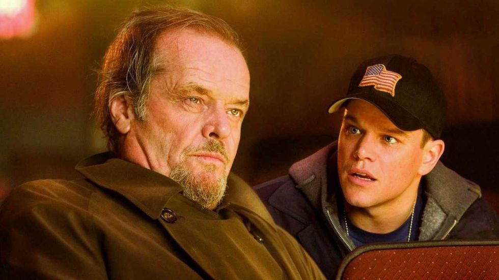 Jack Nicholson and Matt Damon in \u2018The Departed\u2019