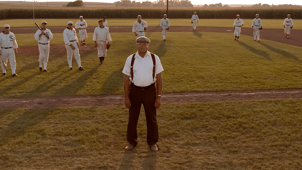 James Earl Jones playing the character Terence Mann in the 1989 film Field of Dreams