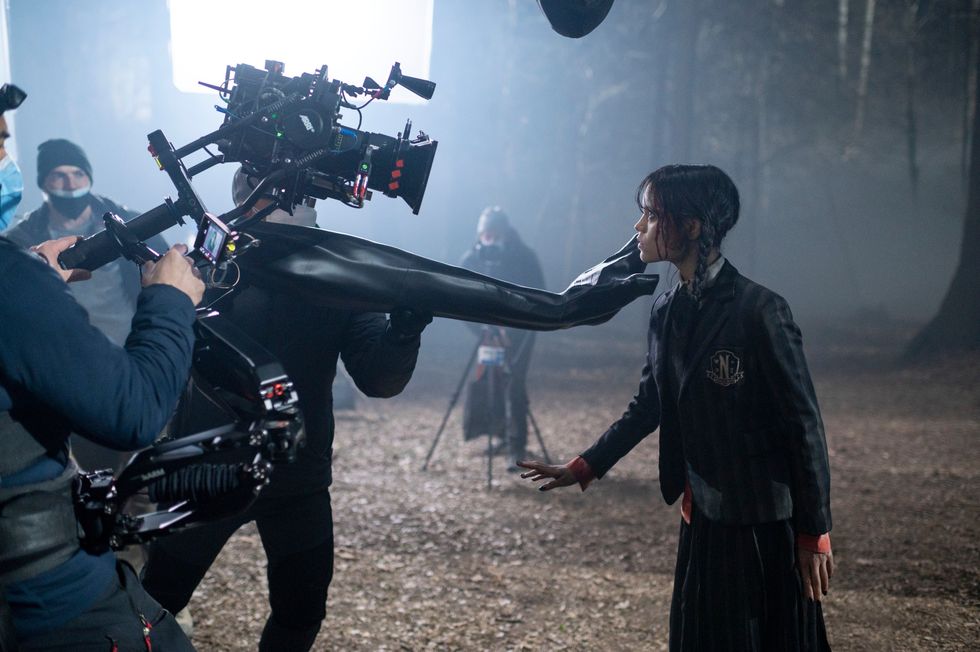 Jenna Ortega as Wednesday Addams in 'Wednesday.'