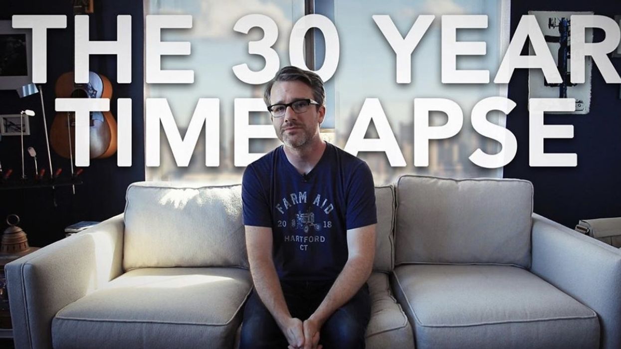 Joesph DiGiovanna is doing a 30 year time lapse project