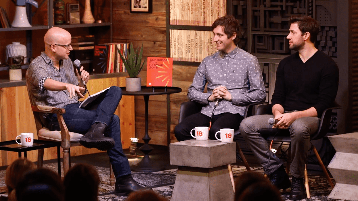 John Krasinski and Thomas Middleditch at Sundance 2016