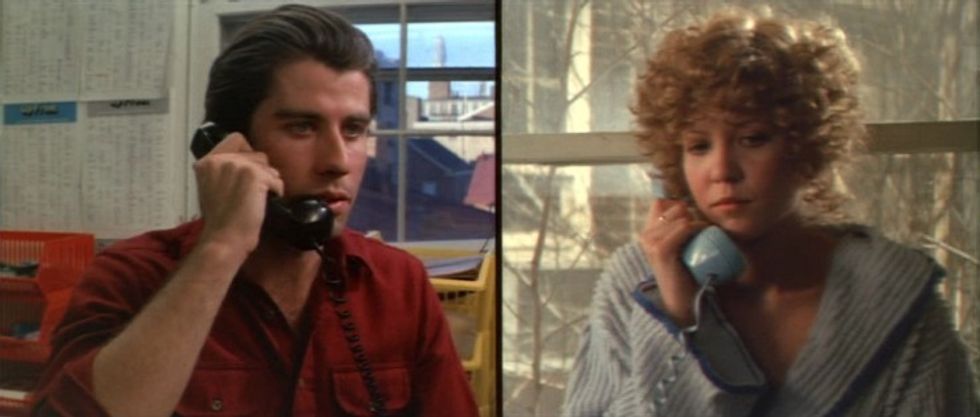 John Travolta and Nancy Allen in 'Blow Out'