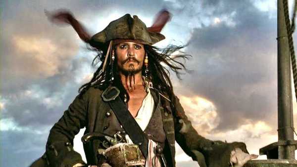 Johnny Depp in ‘Pirates of the Caribbean: The Curse of the Black Pearl’