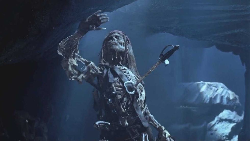 Johnny Depp in \u2018Pirates of the Caribbean: The Curse of the Black Pearl\u2019 Caption: \u2018Pirates of the Caribbean: The Curse of the Black Pearl\u2019 Credit: Walt Disney Studios