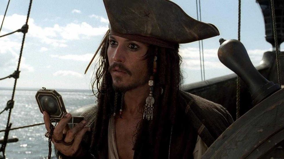Johnny Depp in \u2018Pirates of the Caribbean: The Curse of the Black Pearl\u2019