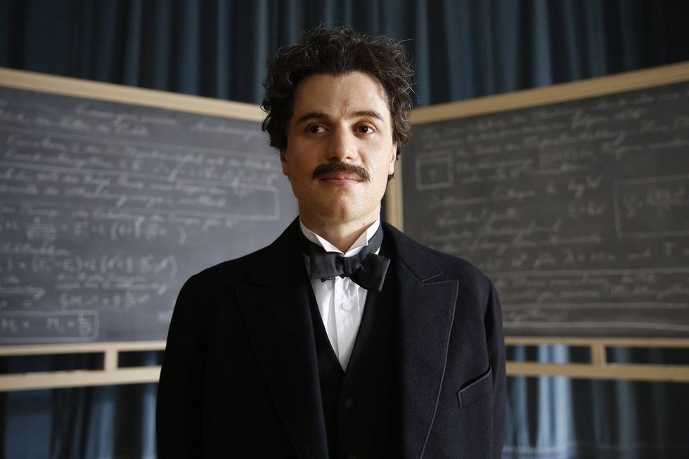 Johnny Flynn as young Albert Einstein in 'Genius'