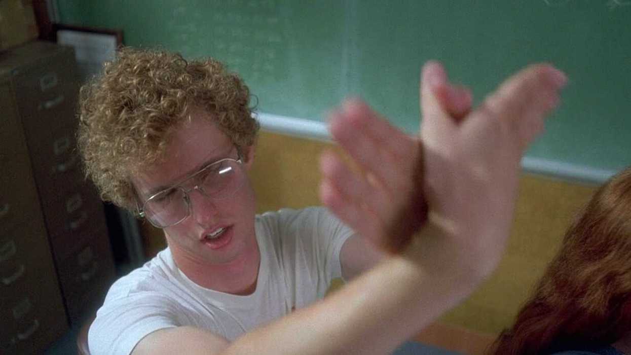 Jon Heder in a still from Napoleon Dynamite (2004)