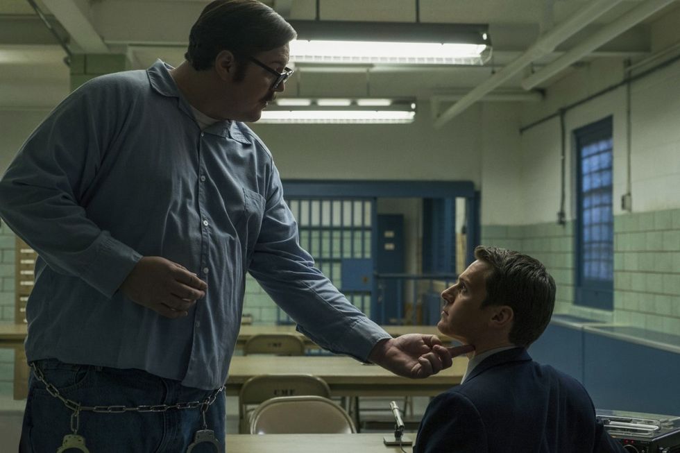 Jonathan Groff and Serial Killer in Mindhunter