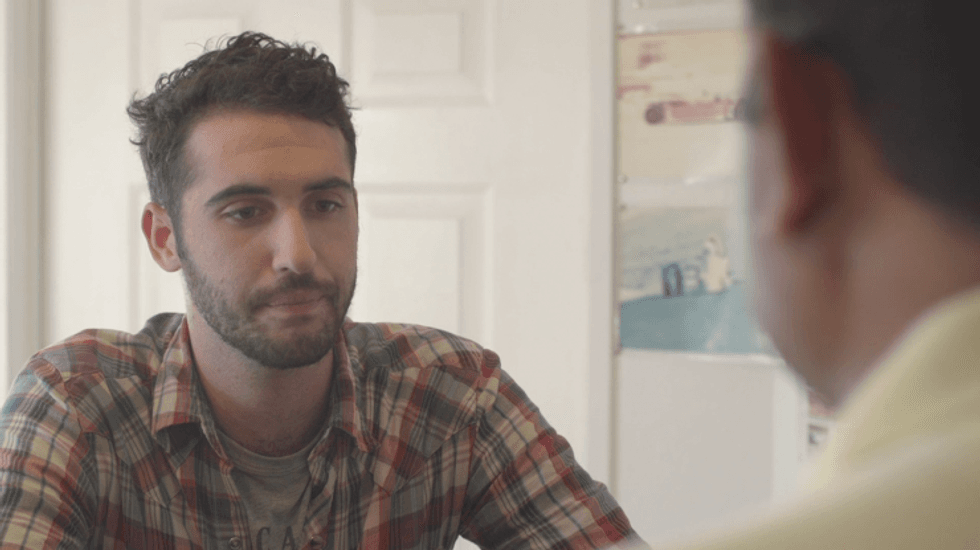 Jordan Firstman shooting Guerrilla for 'Sold'