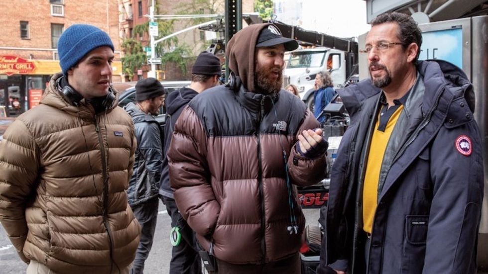 Josh Safdie, Benny Safdie, and Adam Sandler BTS on 'Uncut Gems'