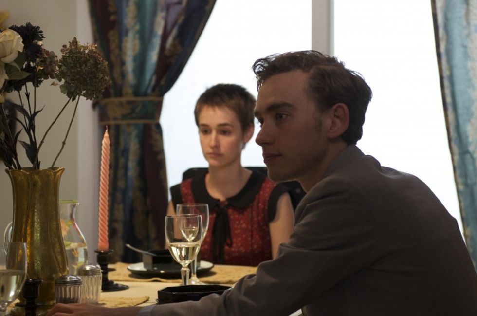 Joslyn Jensen (Ginger) and Olly Alexander (Titty) in Funny Bunny