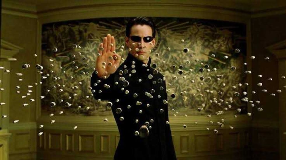 Keanu Reeves in \u2018The Matrix Reloaded\u2019