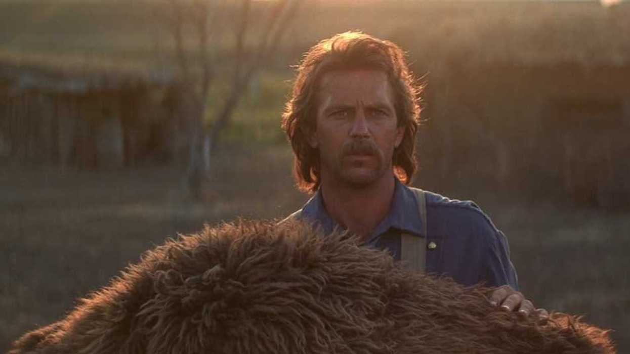 Kevin Costner in a still from ‘Dances with Wolves’ (1990)