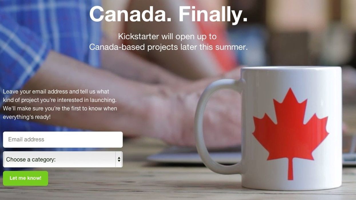 Kickstarter-coming-to-canada